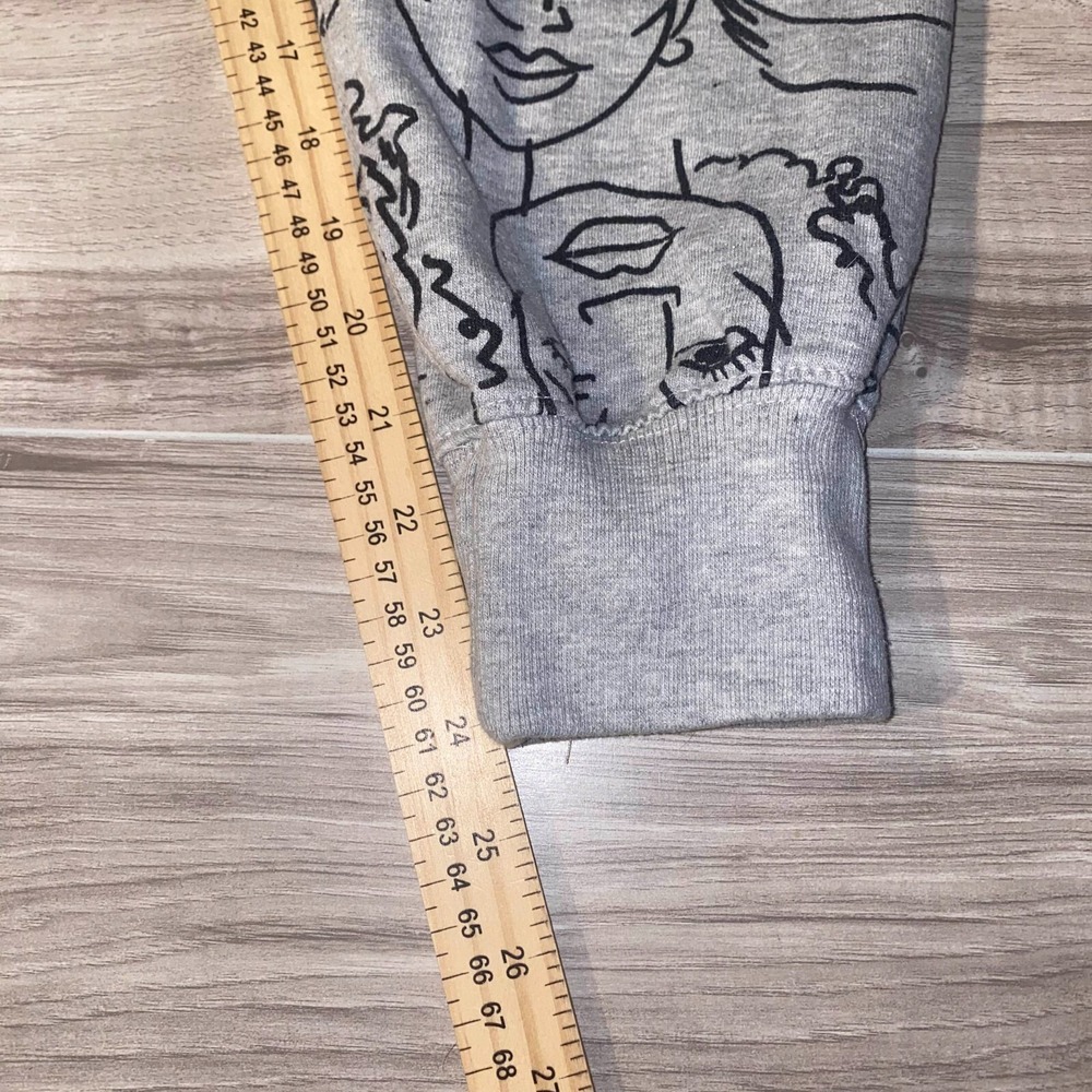 Maya Angelou Gray Womens Face Art Elastic Waist Casualwear Jogger Pants Size XXL - Picture 10 of 11